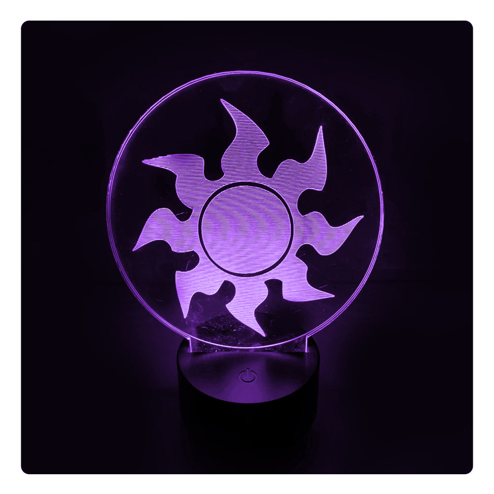 Lámpara Led MTG Símbolo Blanco Base Negra