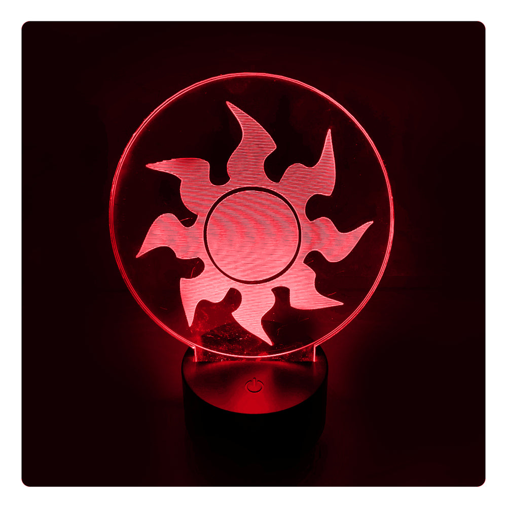 Lámpara Led MTG Símbolo Blanco Base Negra