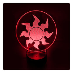 Lámpara Led MTG Símbolo Blanco Base Negra