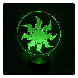 Lámpara Led MTG Símbolo Blanco Base Negra