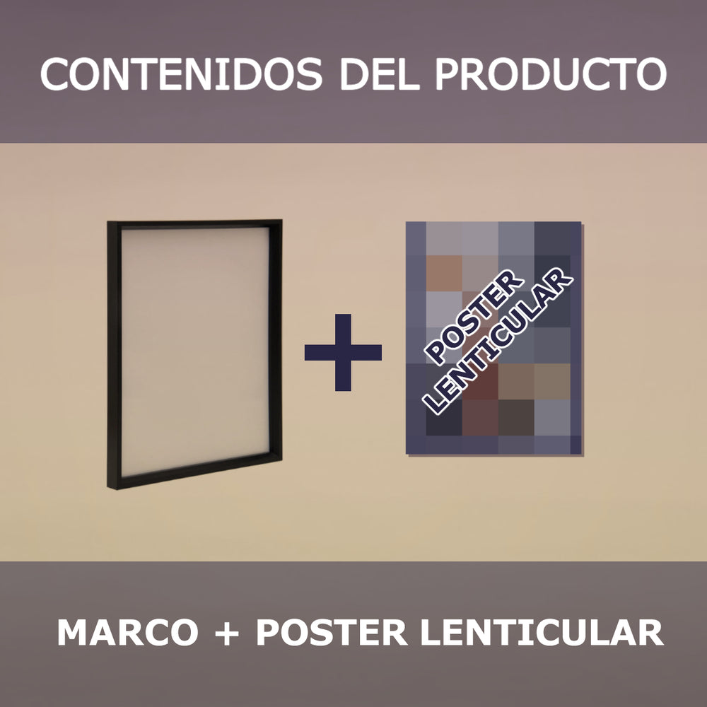 Cuadro Lenticular - One Piece - Se busca Luffy, Kid, Law