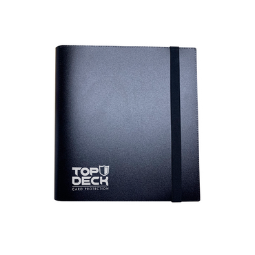 Top Deck - Top Deck Premium Binder 360 Leather Folder, Black Top Deck - Top Deck Premium Binder 360 Leather Folder, Black