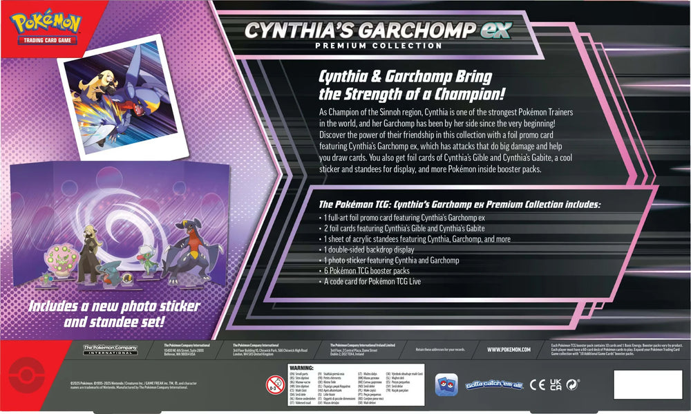 Pokemon TCG: Cynthia’s Garchomp ex Premium Collection