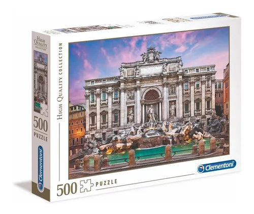 Puzzle - Fuente de Trevi 500 piezas