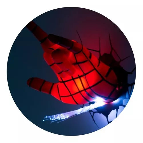 Deco Light Mural 3D Lamp Spiderman Hand Marvel Avengers