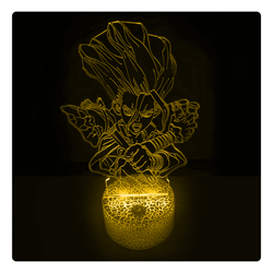 Lámpara Led Dr Stone Base Agrietada