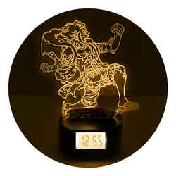 Lámpara Led Gear5 Corriendo Base Reloj con Alarma