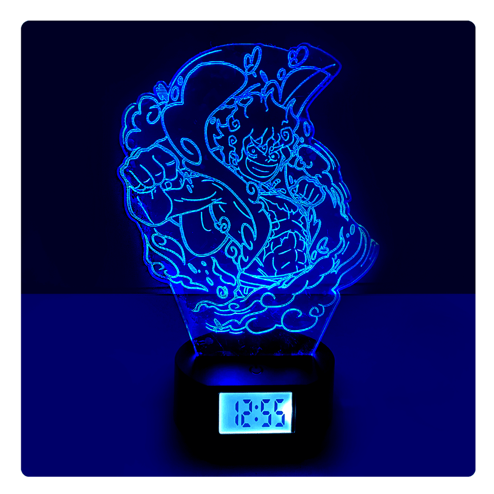 Lámpara Led Gear5 Base Reloj con Alarma
