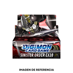 [PREVENTA] Digimon TCG: Extra Booster -SINISTER ORDER - (EX-10) + lampara