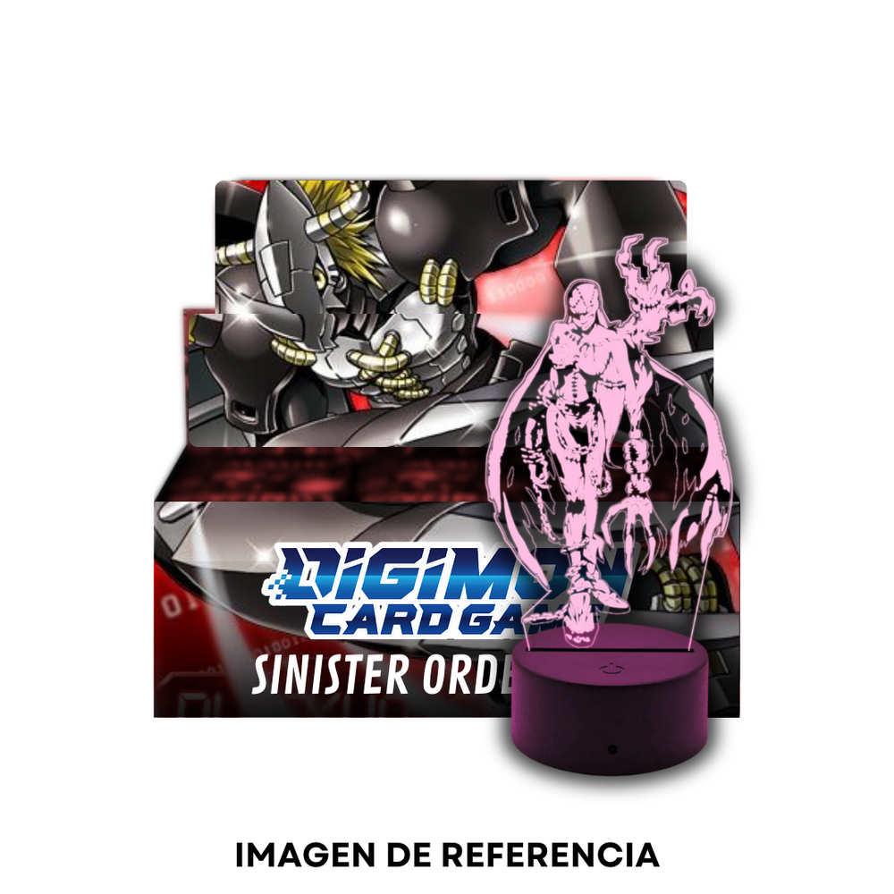 [PREVENTA] Digimon TCG: Extra Booster -SINISTER ORDER - (EX-10) + lampara