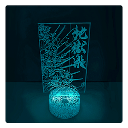 Lámpara Led Jigokuraku Base Agrietada