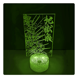 Lámpara Led Jigokuraku Base Agrietada