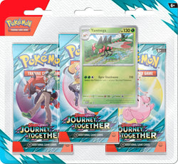 Pokemon TCG Scarlet & Violet - Journey Together - 3-Pack Blister (unidad, diseño al azar)