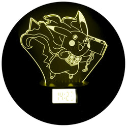 Lámpara Led Pikathor Base Reloj con Alarma
