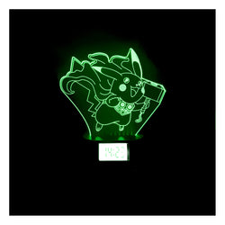 Lámpara Led Pikathor Base Reloj con Alarma