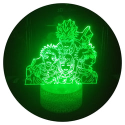 Satoru Gojo Jujutsu Kaisen 3D Lamp Cracked Base