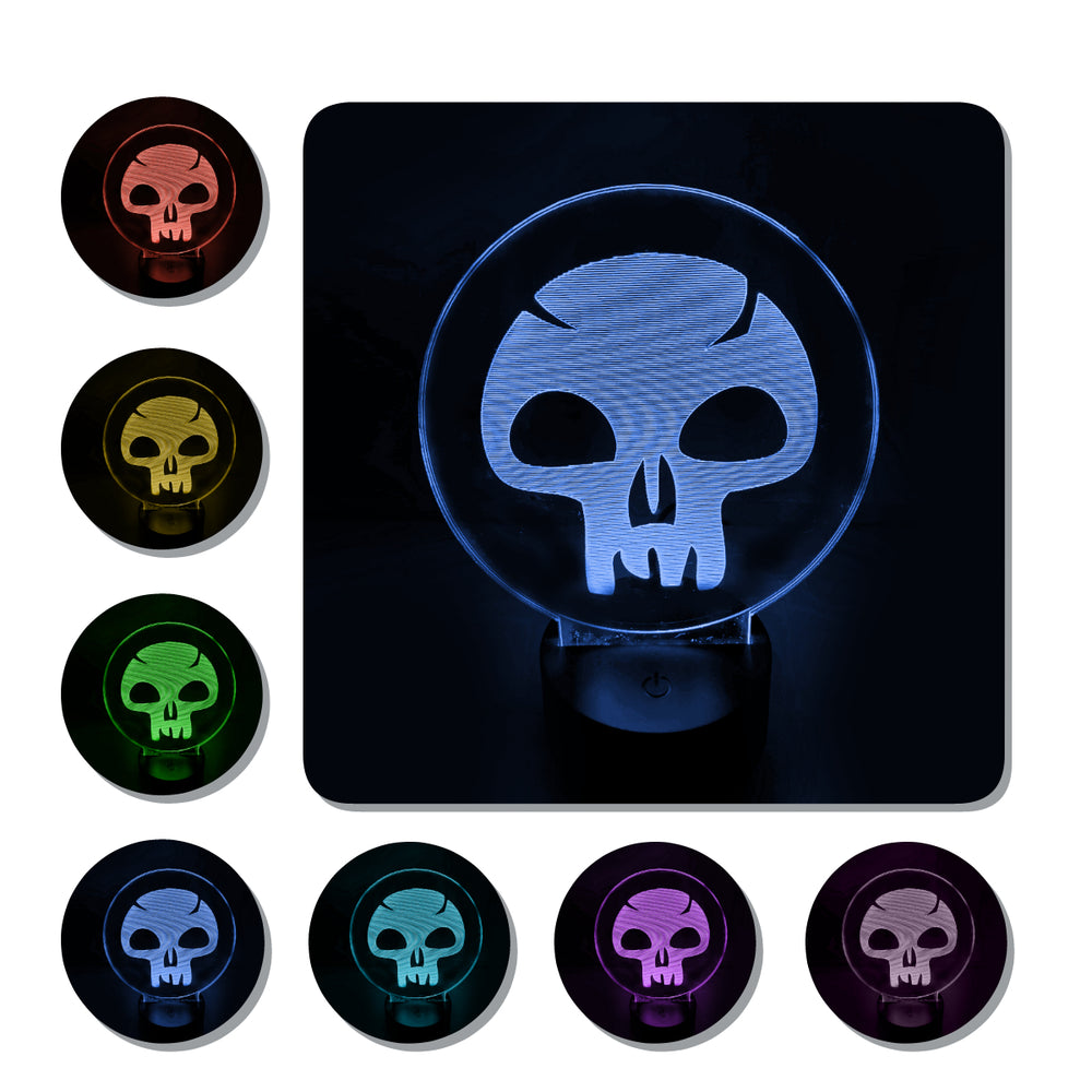 Lámpara Led MTG Símbolo Negro Base Negra