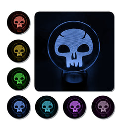 Lámpara Led MTG Símbolo Negro Base Negra