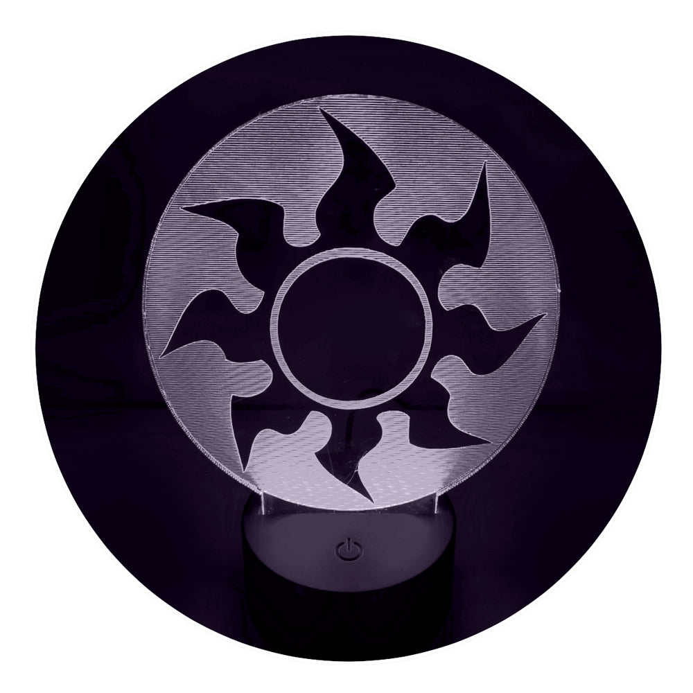 Lámpara Led MTG Símbolo Blanco I Base Negra