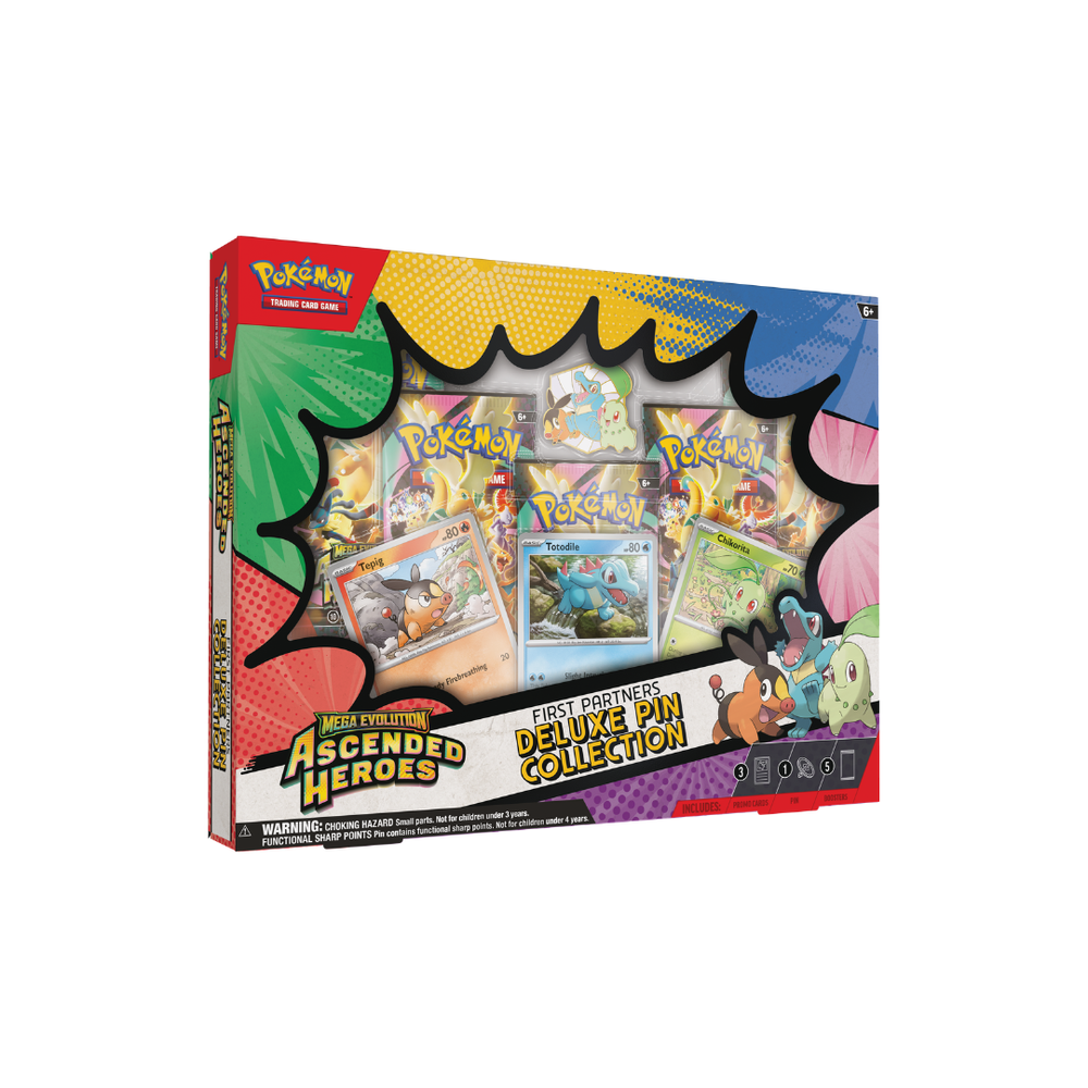 [PREVENTA] Mega Evolution: Ascended Heroes - First Partners Deluxe Pin Collection