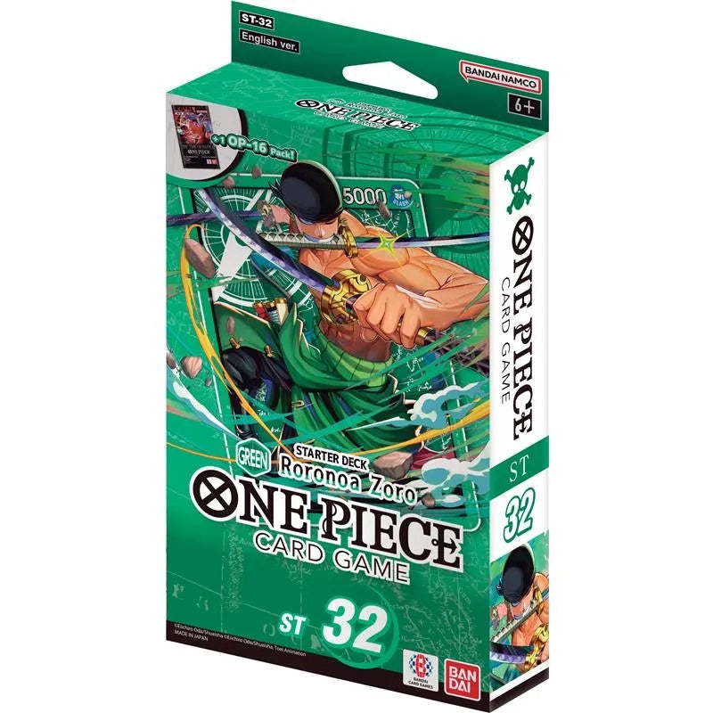 One Piece TCG: Starter Deck  [ST-32] GREEN Roronoa Zoro