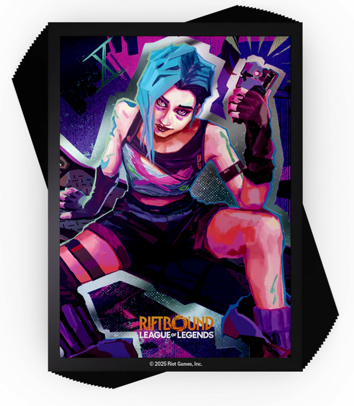 Protectores Riftbound Origins - Jinx Art (x100)