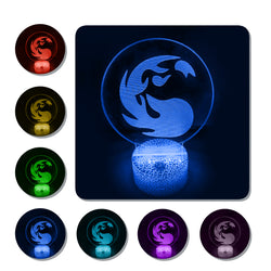 Lámpara Led MTG Símbolo Rojo Base Agrietada
