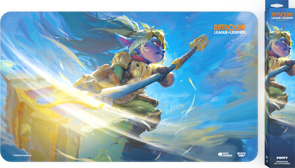 Playmat: Riftbound- Unleashed- Poppy, Keeper of the Hammer