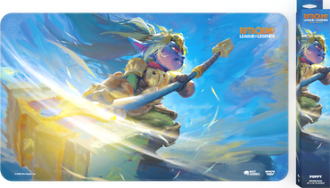 Playmat: Riftbound- Unleashed- Poppy, Keeper of the Hammer