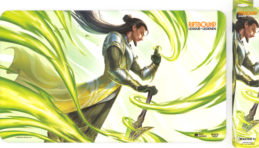 Playmat: Riftbound- Unleashed- Master Yi, Wuju Master