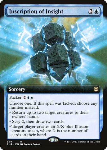 Inscription of Insight (Extended Art) [Zendikar Rising] 