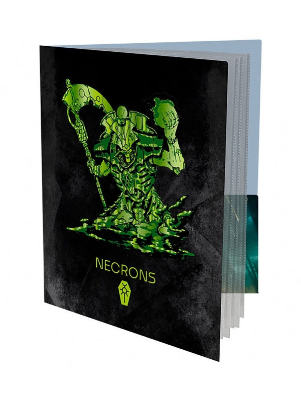 UltraPro - Carpeta Datasheet & Index Card Folio Necron Codex Aligned Warhammer 40K