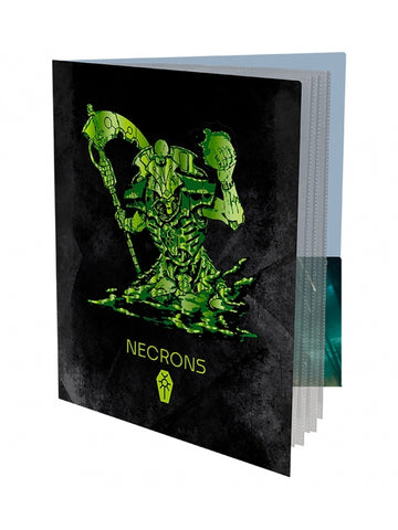 UltraPro - Carpeta Datasheet & Index Card Folio Necron Codex Aligned Warhammer 40K