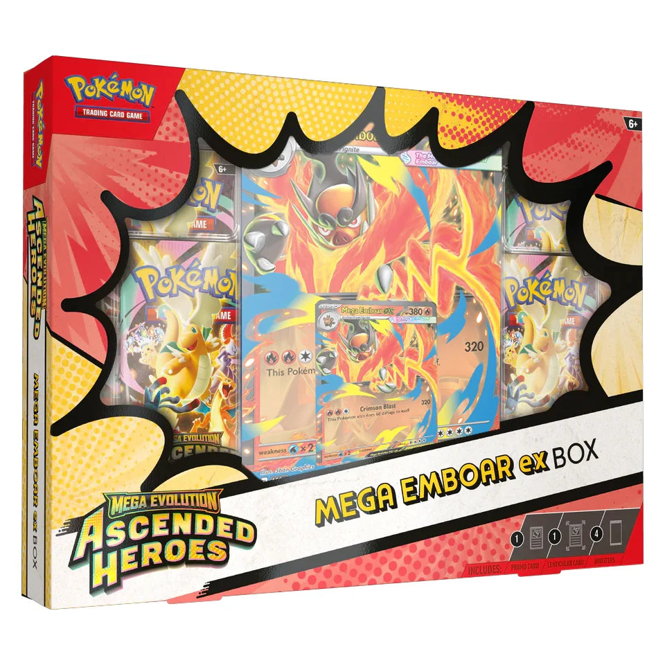 [PREVENTA] Mega Evolution: Ascended Heroes - Ascended Heroes Mega ex Box - Mega Emboar