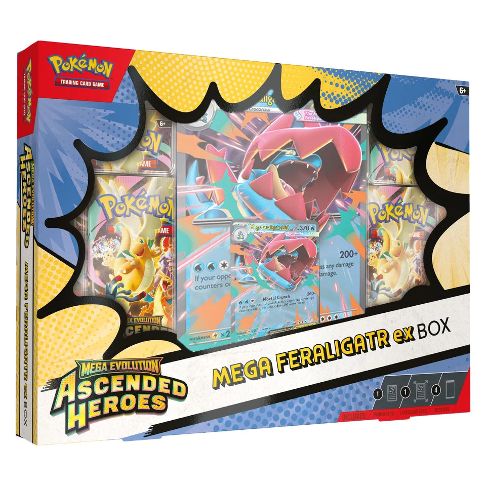 [PREVENTA] Mega Evolution: Ascended Heroes - Ascended Heroes Mega ex Box - Mega Feraligatr