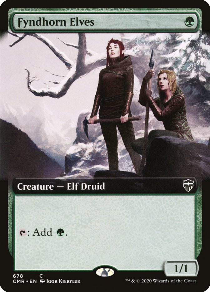 Fyndhorn Elves (Extended Art) [Commander Legends] 
