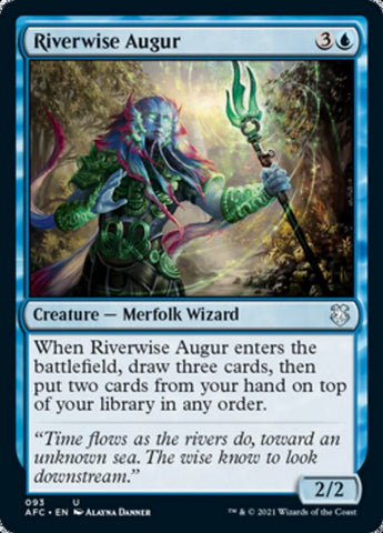 Riverwise Augur [Dungeons &amp; Dragons: Adventures in the Forgotten Realms Commander] 