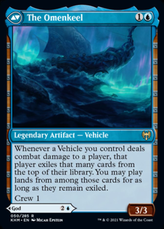 Cosima, God of the Voyage // The Omenkeel [Kaldheim] 