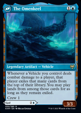 Cosima, God of the Voyage // The Omenkeel [Kaldheim] 