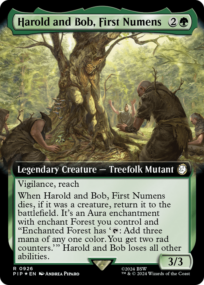 Harold and Bob, First Numens (Extended Art) (Surge Foil) [Fallout] 