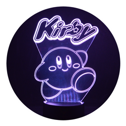 Lámpara de Mesa Kirby Base Negra con Aplicación