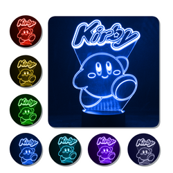 Lámpara de Mesa Kirby Base Negra con Aplicación