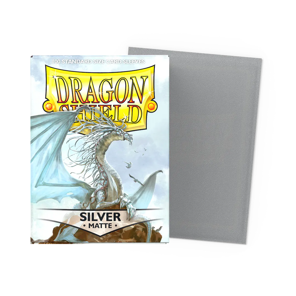 Dragon Shield Protectors - Standard Matte - Silver