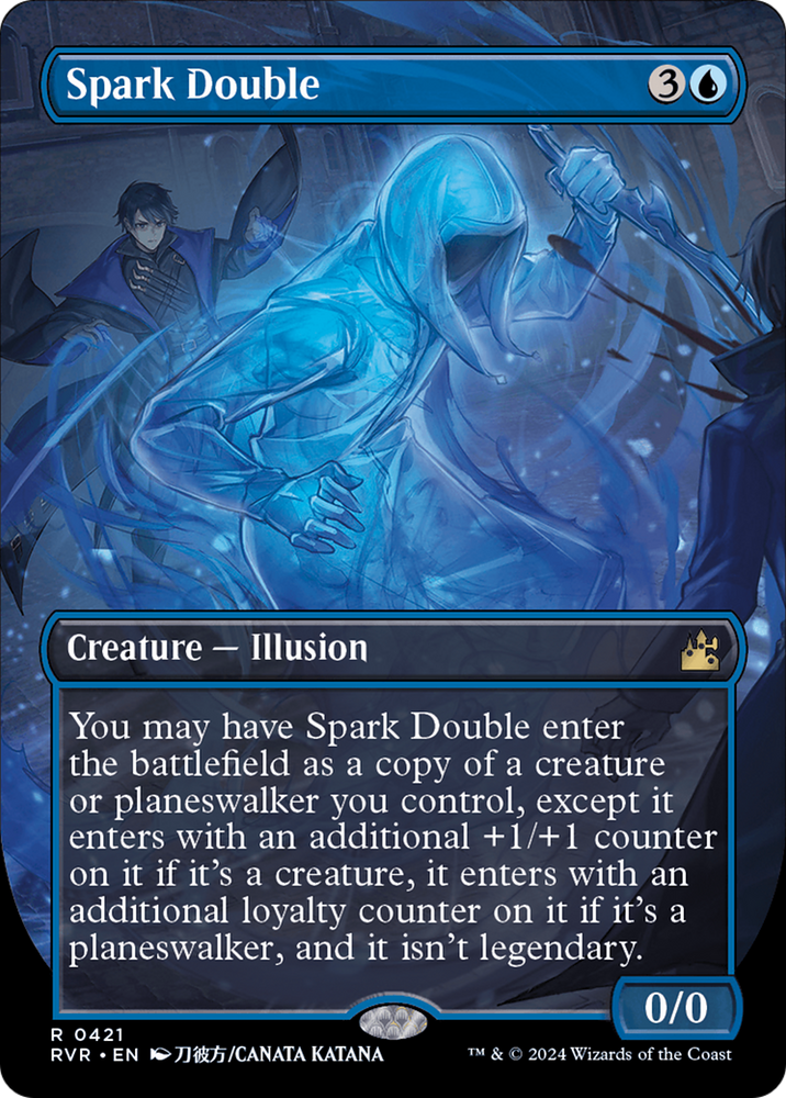 Spark Double (Anime Borderless) [Ravnica Remastered] 