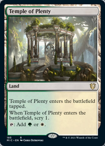 Temple of Plenty [Innistrad: Midnight Hunt Commander] 
