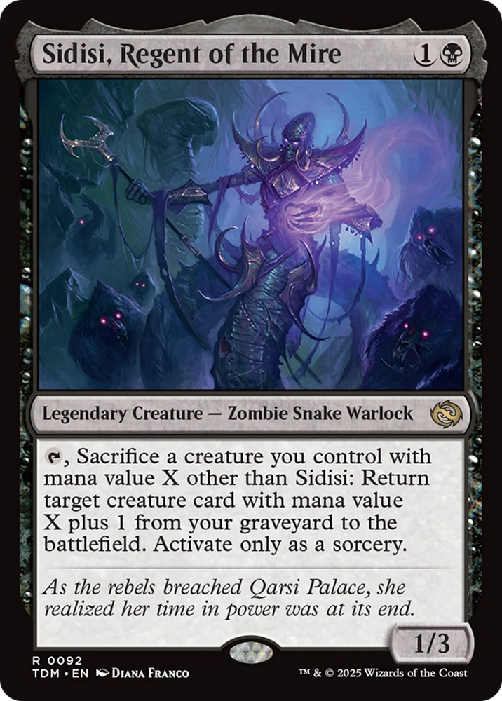 Sidisi, Regent of the Mire [Tarkir: Dragonstorm] 