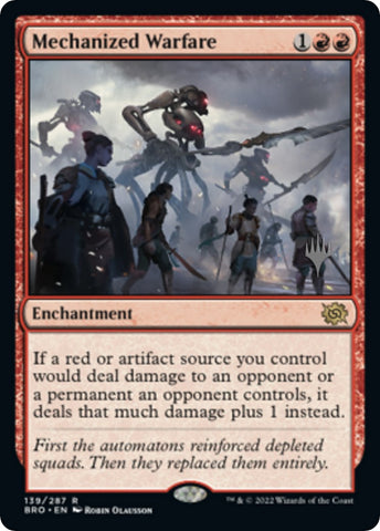 Mechanized Warfare (Promo Pack) [The Brothers' War Promos] 