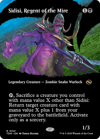 Sidisi, Regent of the Mire (Borderless) [Tarkir: Dragonstorm] 