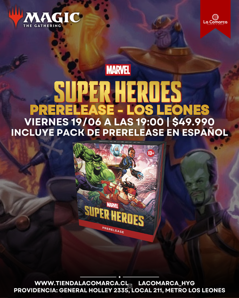 Pre-Release MTG Marvel Super Heroes [Los Leones]