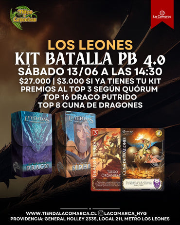 Mitos y Leyendas - Torneo Kit Batalla PB 4.0 [Los Leones]